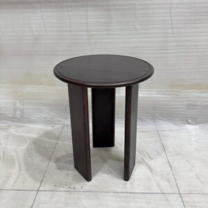Round Wooden Side Table
