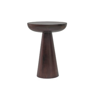 Round Wooden Side Table